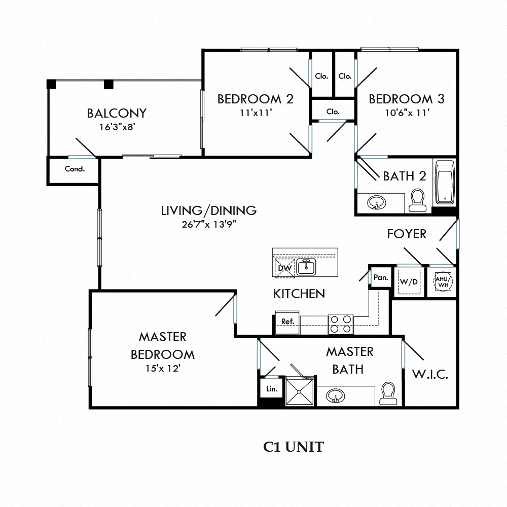 floor plan for 8651 , #302